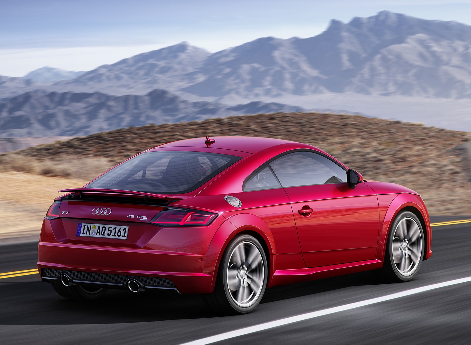 2019 Audi TT Coupe (Color: Tango Red) Rear Three-Quarter Wallpapers #6 of 35