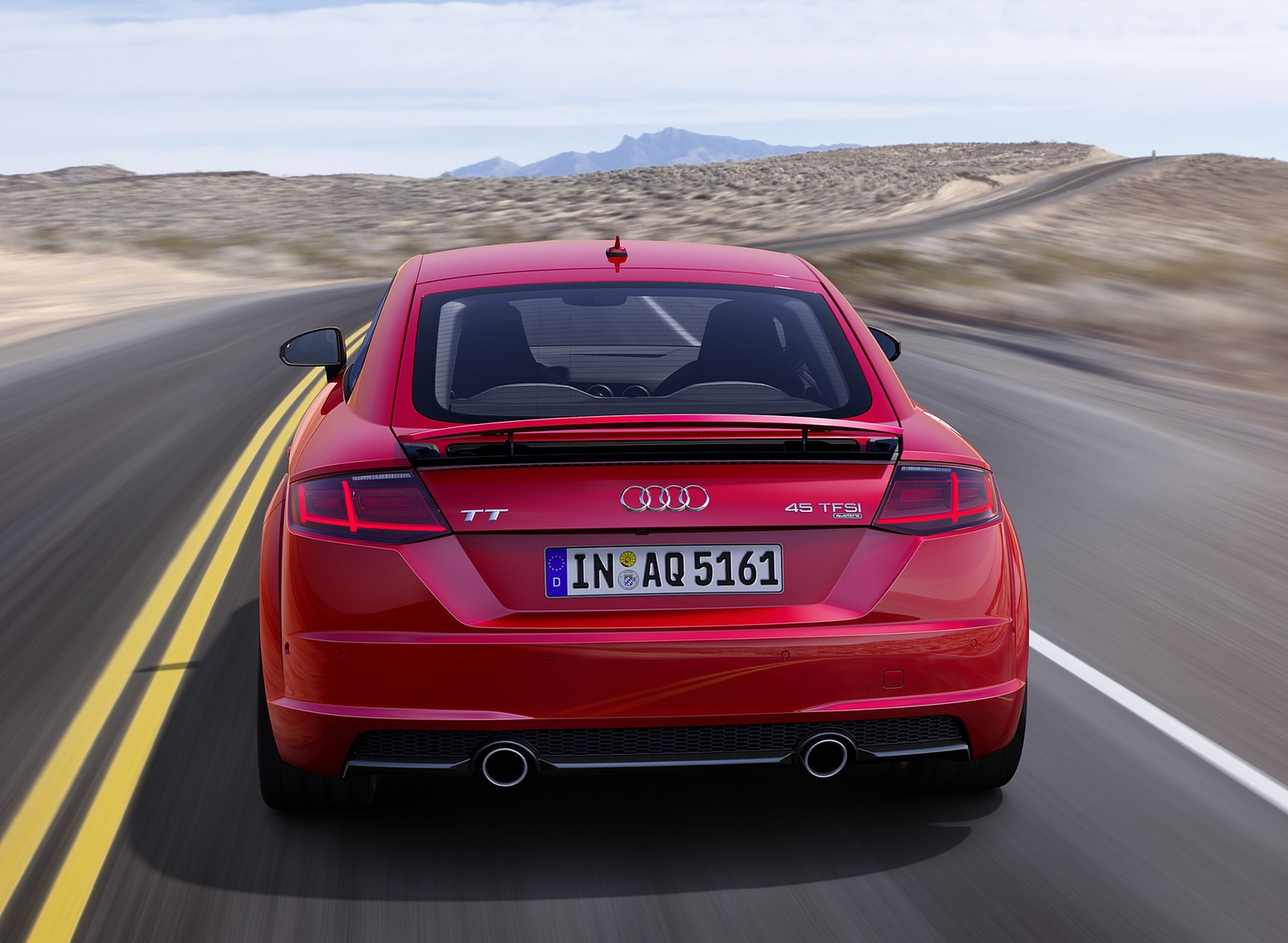 2019 Audi TT Coupe (Color: Tango Red) Rear Wallpapers (3)