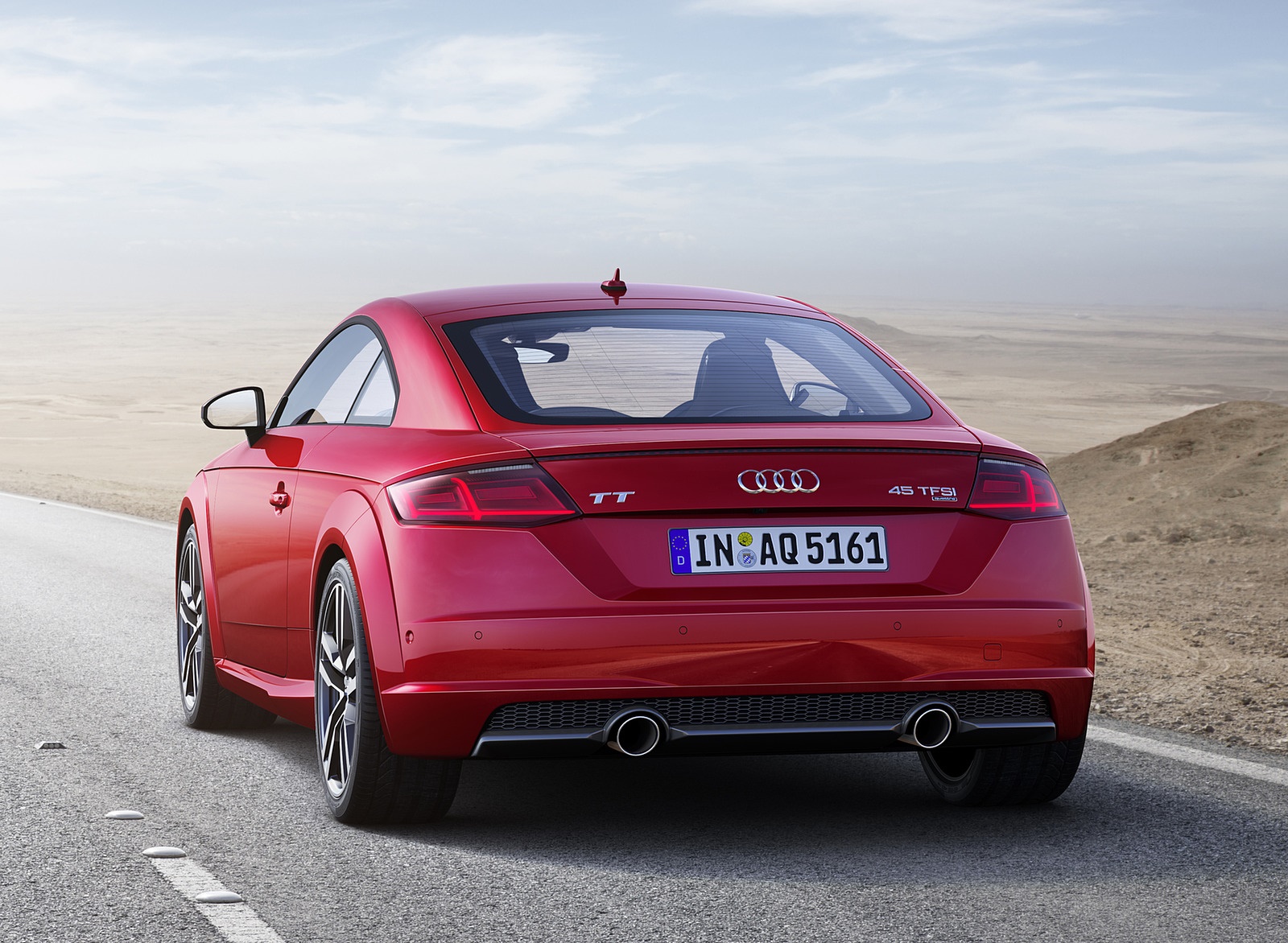 2019 Audi TT Coupe (Color: Tango Red) Rear Wallpapers #5 of 35