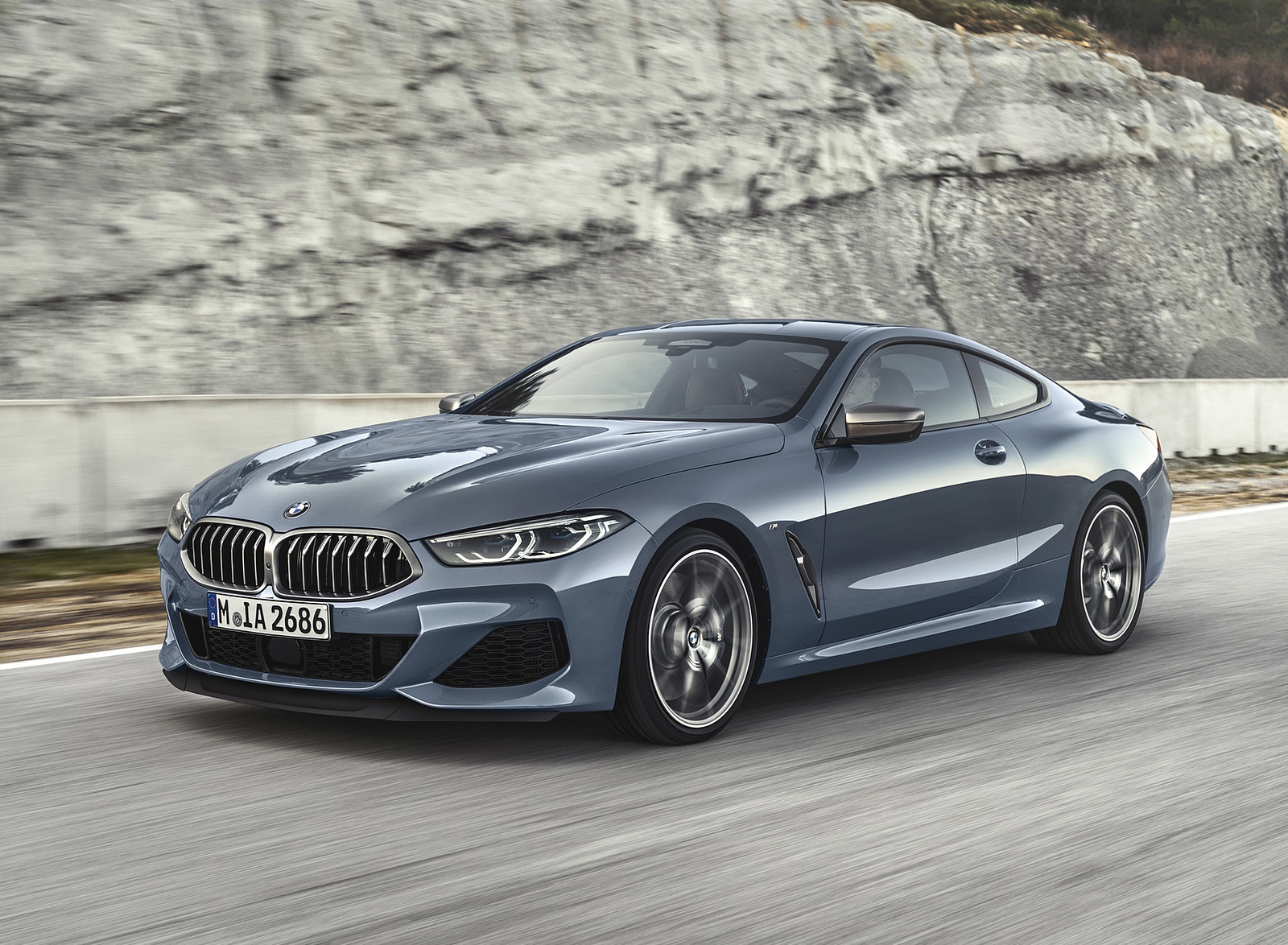 2019 BMW 8-Series M850i Front Three-Quarter Wallpapers (1). Download Wallpaper