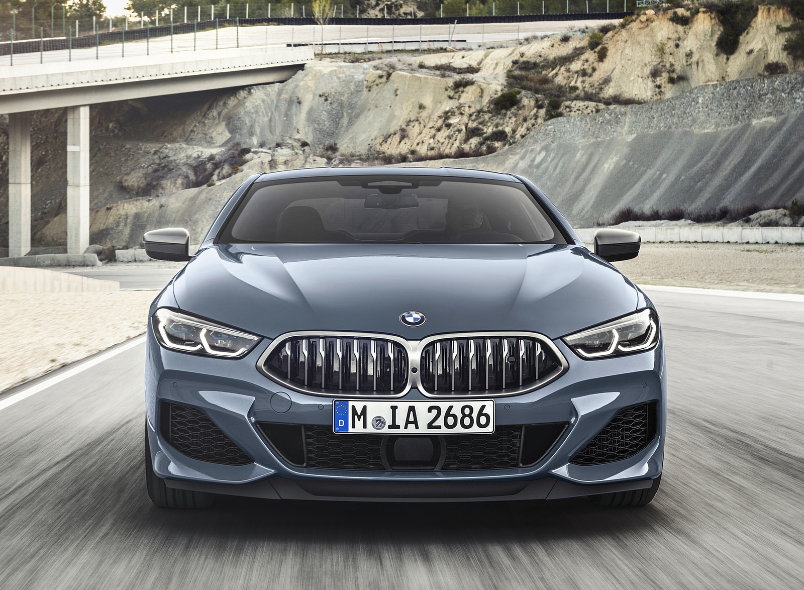 2019 BMW 8-Series M850i Front Wallpapers (2)