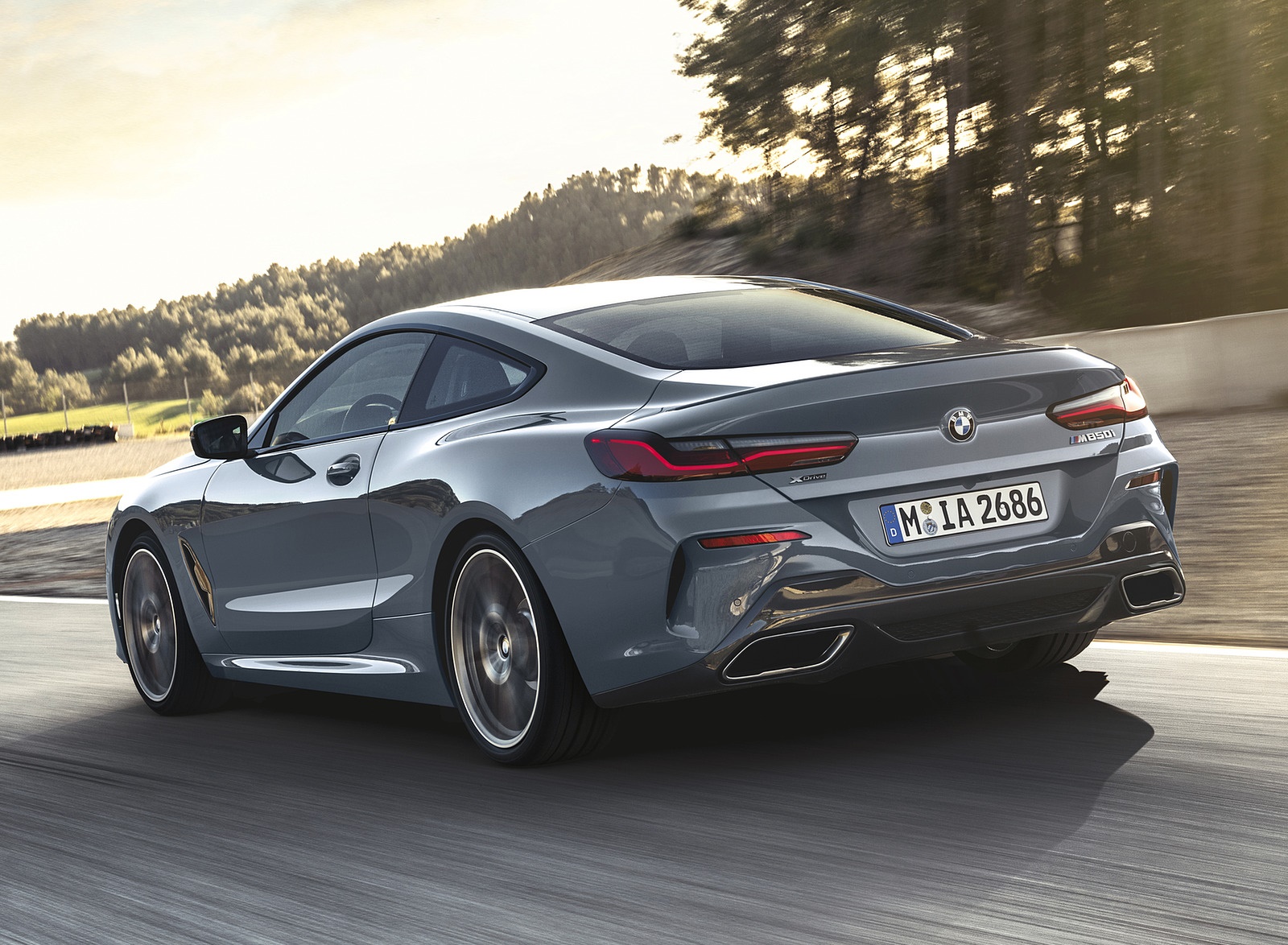 2019 BMW 8-Series M850i Rear Three-Quarter Wallpapers #10 of 116