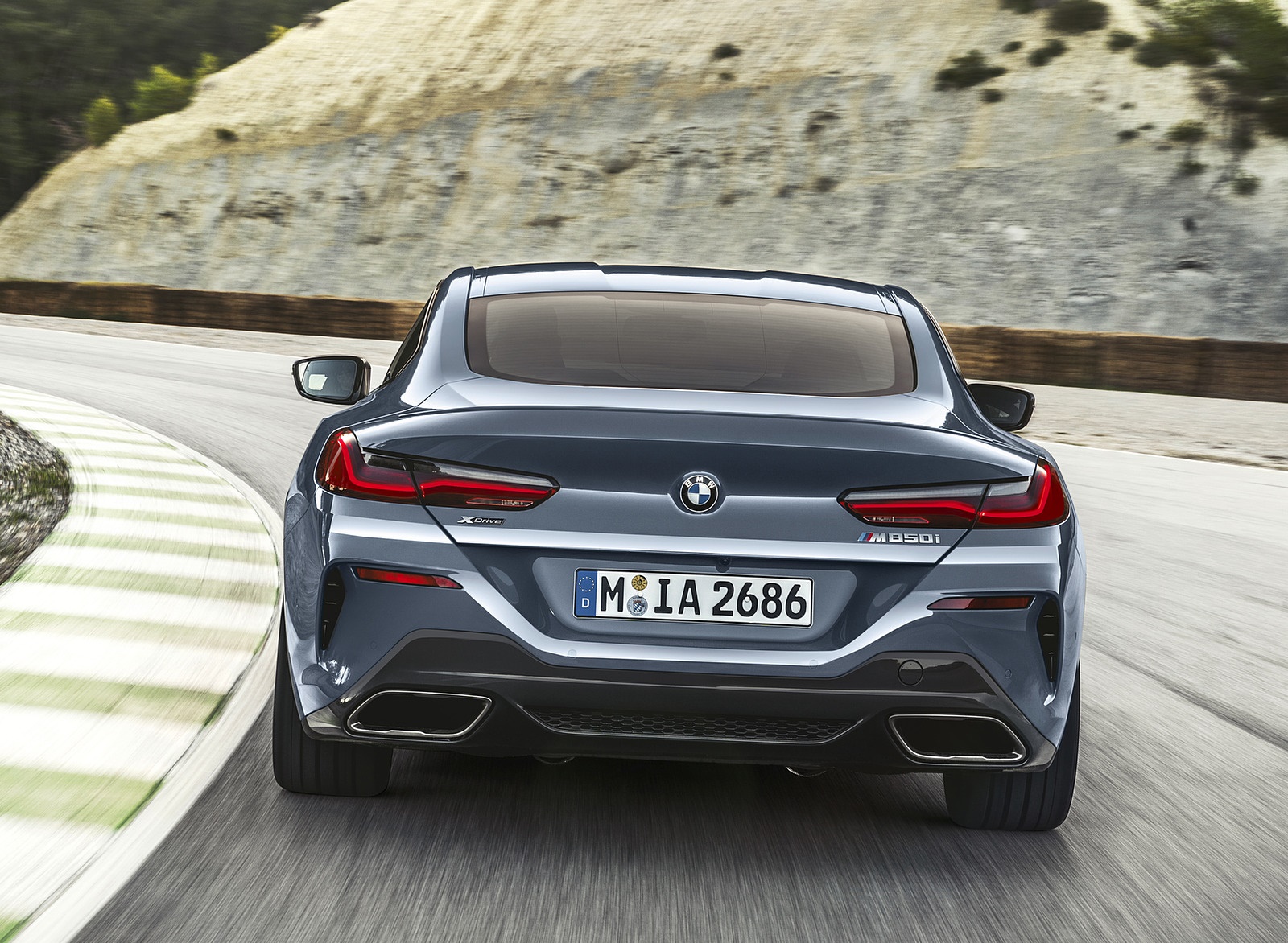 2019 BMW 8-Series M850i Rear Wallpapers #9 of 116