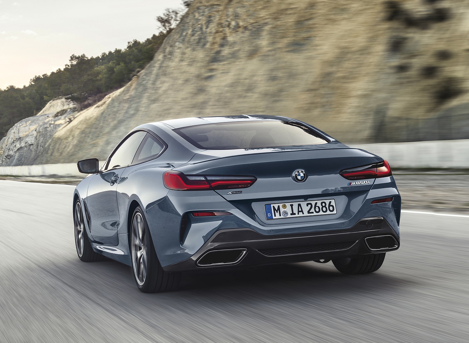 2019 BMW 8-Series M850i Rear Wallpapers (6)