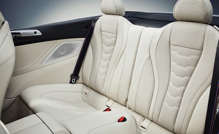 2019 BMW 8 Series M850i xDrive Convertible Interior Rear Seats Wallpapers 450x275 (56)