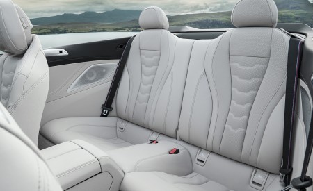 2019 BMW 8 Series M850i xDrive Convertible Interior Rear Seats Wallpapers 450x275 (33)