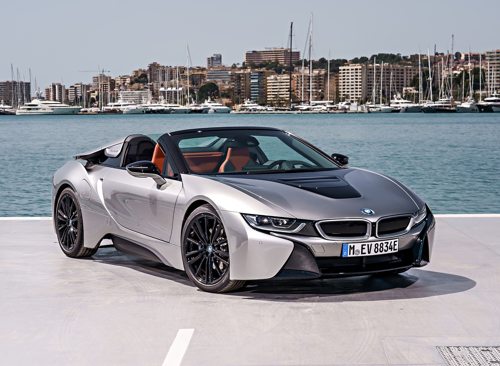 2019 BMW i8 Roadster (Color: Donington Grey) Front Three-Quarter Wallpapers #58 of 95