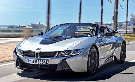2019 BMW i8 Roadster (Color: Donington Grey) Front Wallpapers 450x275 (57)