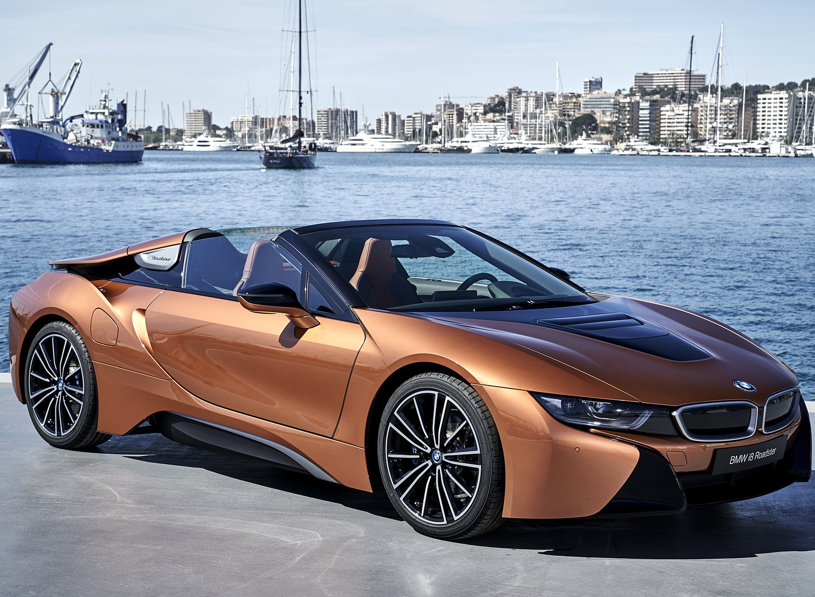 2019 BMW i8 Roadster (Color: E-Copper) Front Three-Quarter Wallpapers #51 of 95
