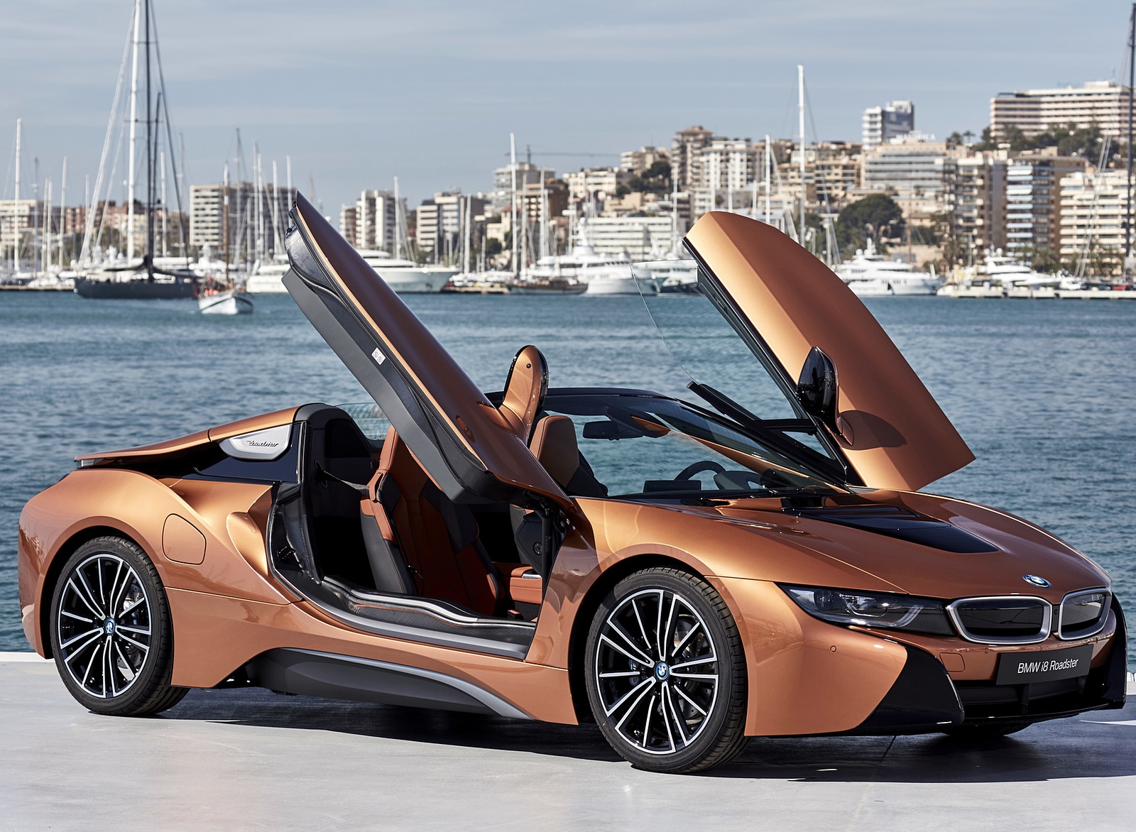 2019 BMW i8 Roadster (Color: E-Copper) Front Three-Quarter Wallpapers #48 of 95