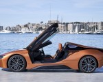 2019 BMW i8 Roadster (Color: E-Copper) Side Wallpapers 150x120