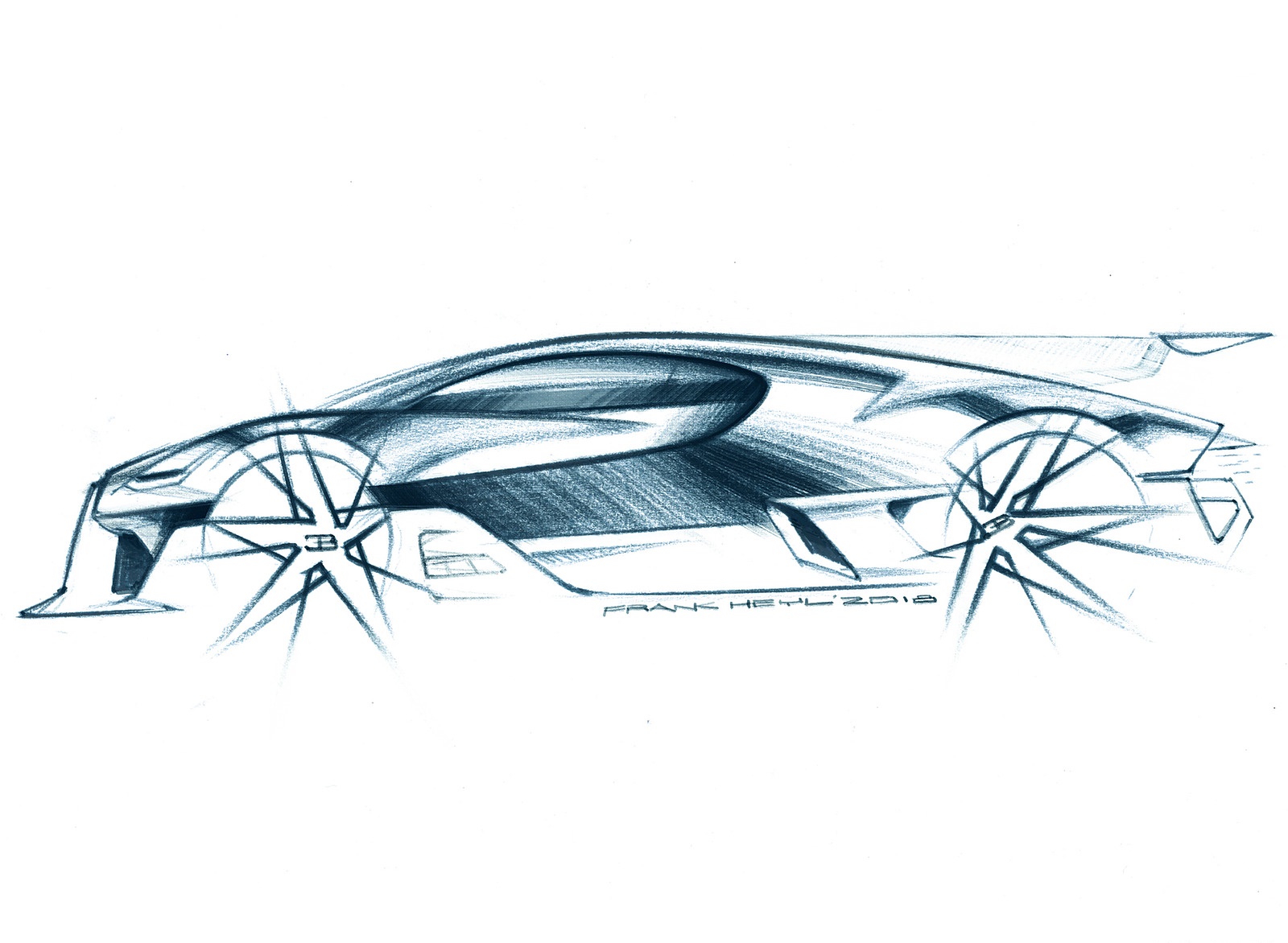 2019 Bugatti Divo Design Sketch Wallpapers #57 of 57