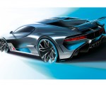 2019 Bugatti Divo Design Sketch Wallpapers 150x120