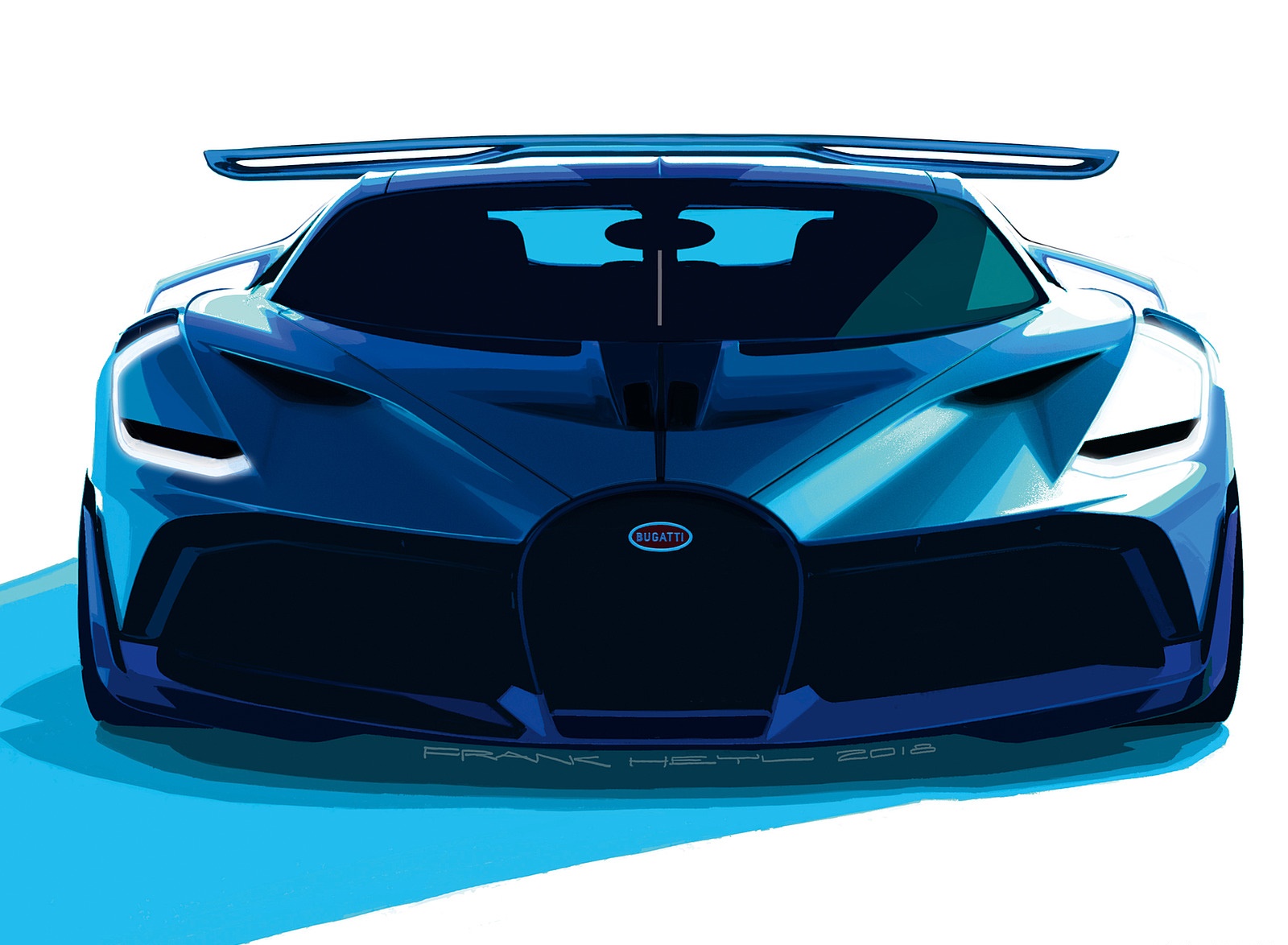 2019 Bugatti Divo Design Sketch Wallpapers #53 of 57