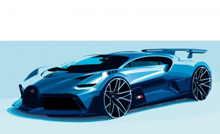 2019 Bugatti Divo Design Sketch Wallpapers 450x275 (51)