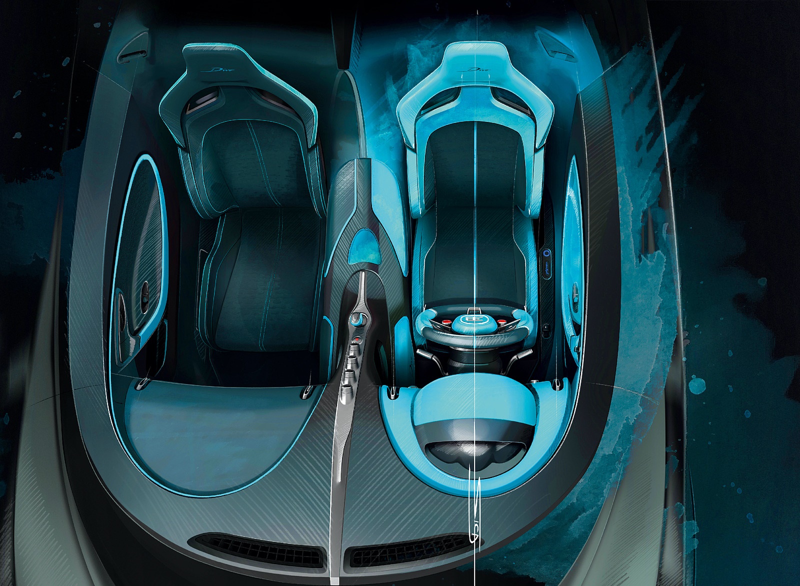2019 Bugatti Divo Interior Cockpit Wallpapers #38 of 57