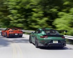 2019 Chevrolet Corvette ZR1 and 2018 Porsche 911 GT2 RS Rear Three-Quarter Wallpapers 150x120 (5)