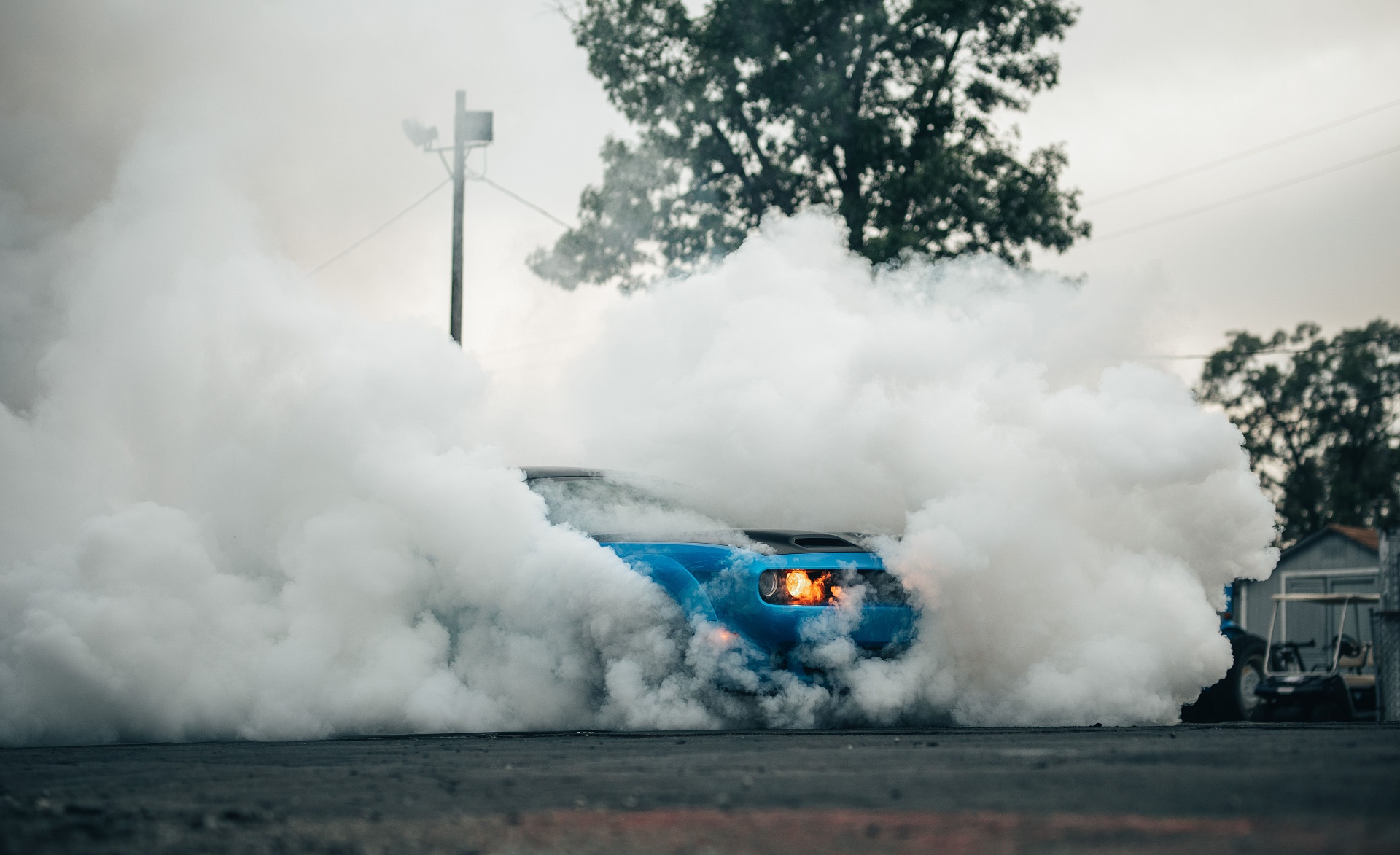 2019 Dodge Challenger SRT Hellcat Redeye Burnout Wallpapers #8 of 54