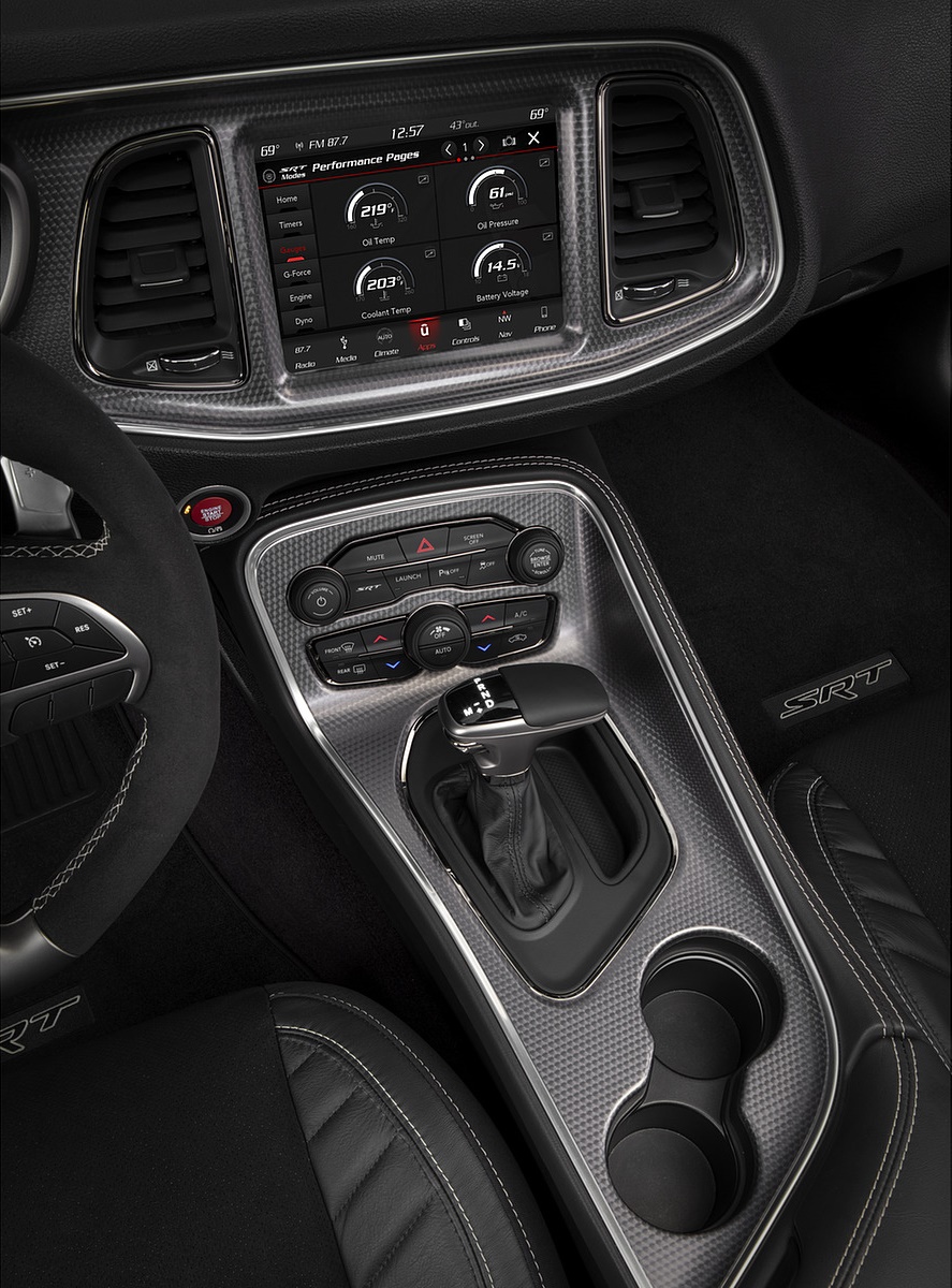 2019 Dodge Challenger SRT Hellcat Redeye Central Console Wallpapers #54 of 54