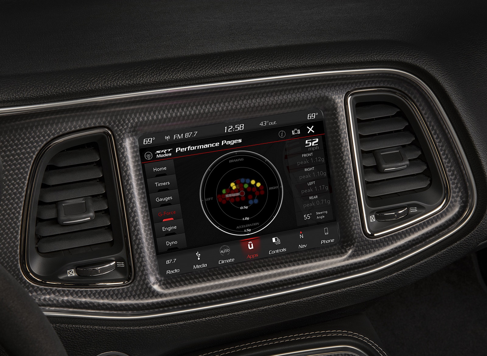 2019 Dodge Challenger SRT Hellcat Redeye Central Console Wallpapers #51 of 54