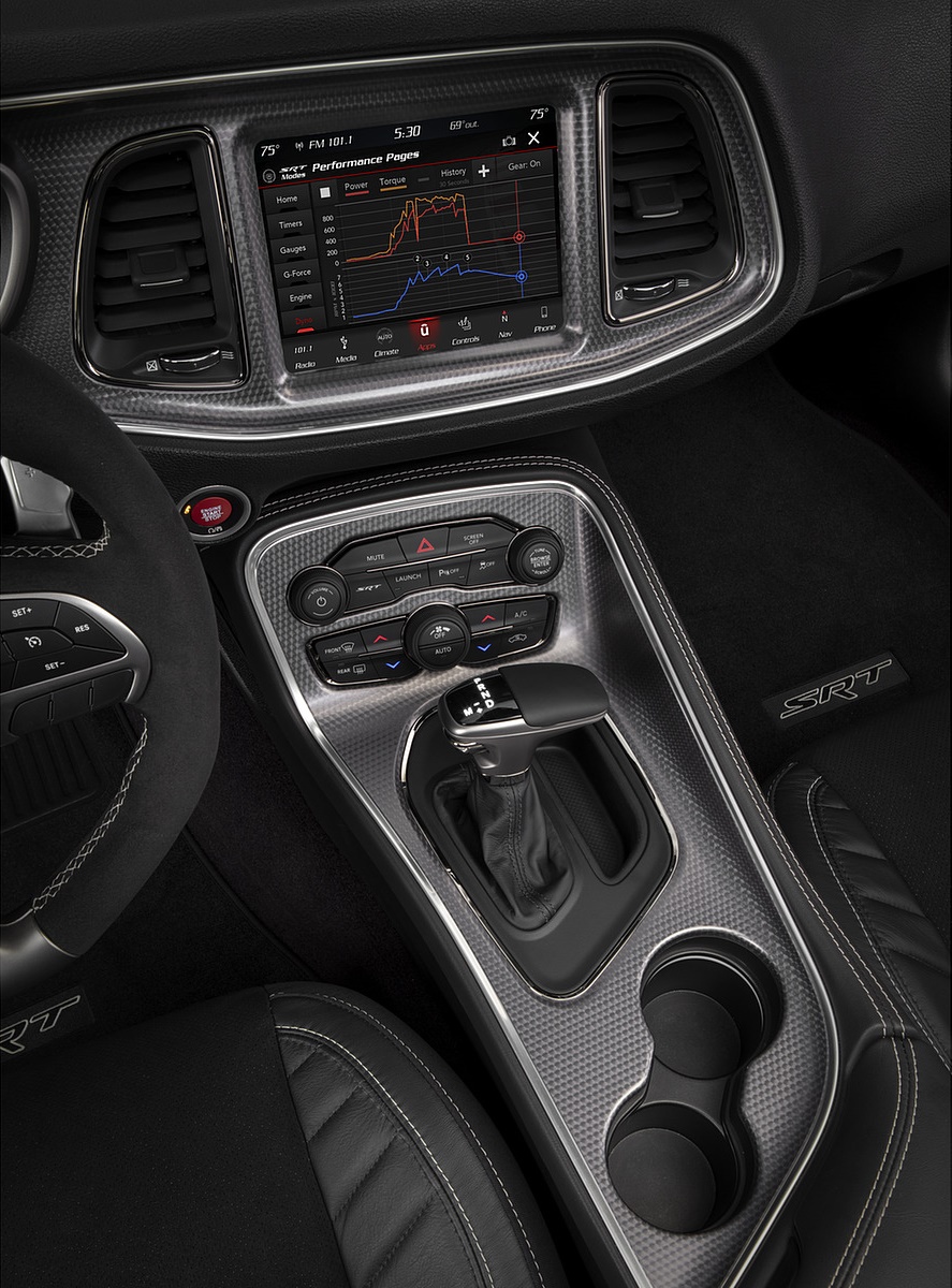 2019 Dodge Challenger SRT Hellcat Redeye Central Console Wallpapers #47 of 54