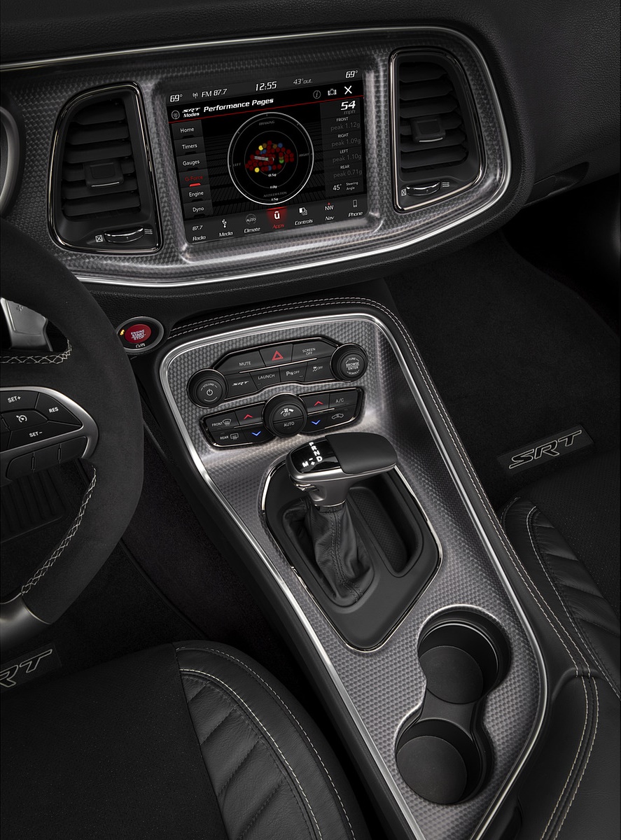 2019 Dodge Challenger SRT Hellcat Redeye Central Console Wallpapers #46 of 54