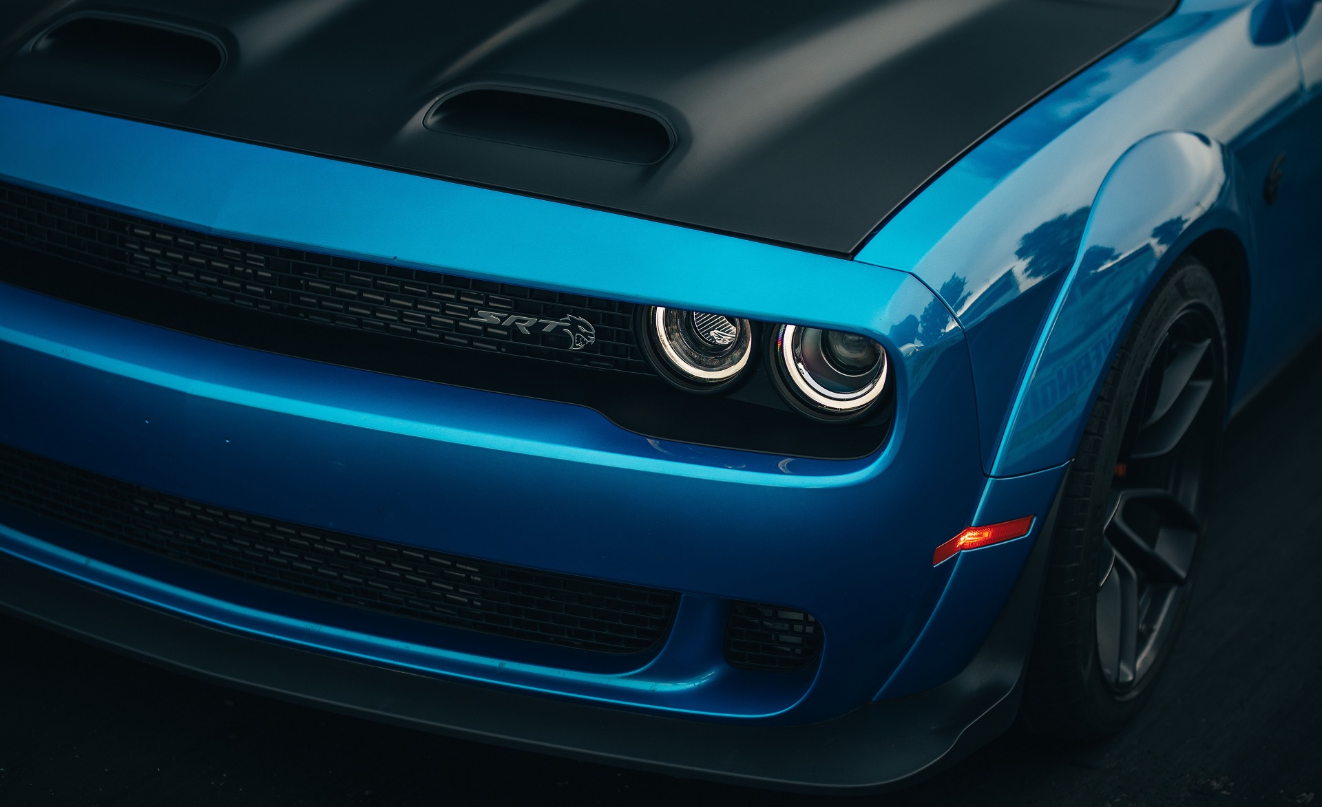 2019 Dodge Challenger SRT Hellcat Redeye Headlight Wallpapers #15 of 54