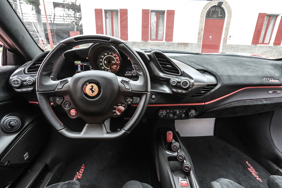 2019 Ferrari 488 Pista Interior Steering Wheel Wallpapers #47 of 62