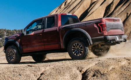 2019 Ford F-150 Raptor Rear Three-Quarter Wallpapers 450x275 (44)