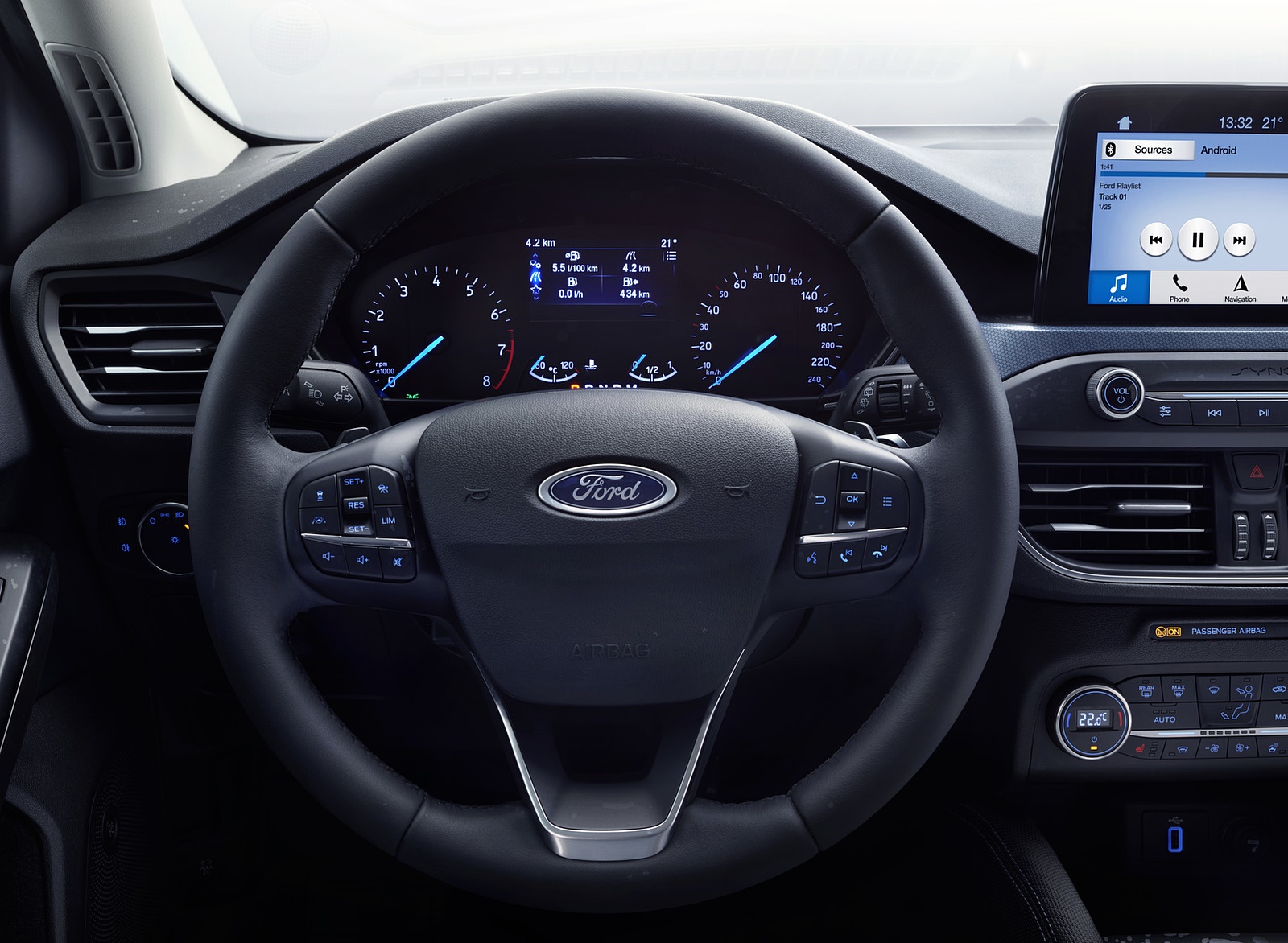 2019 Ford Focus Active Interior Steering Wheel Wallpapers #67 of 90