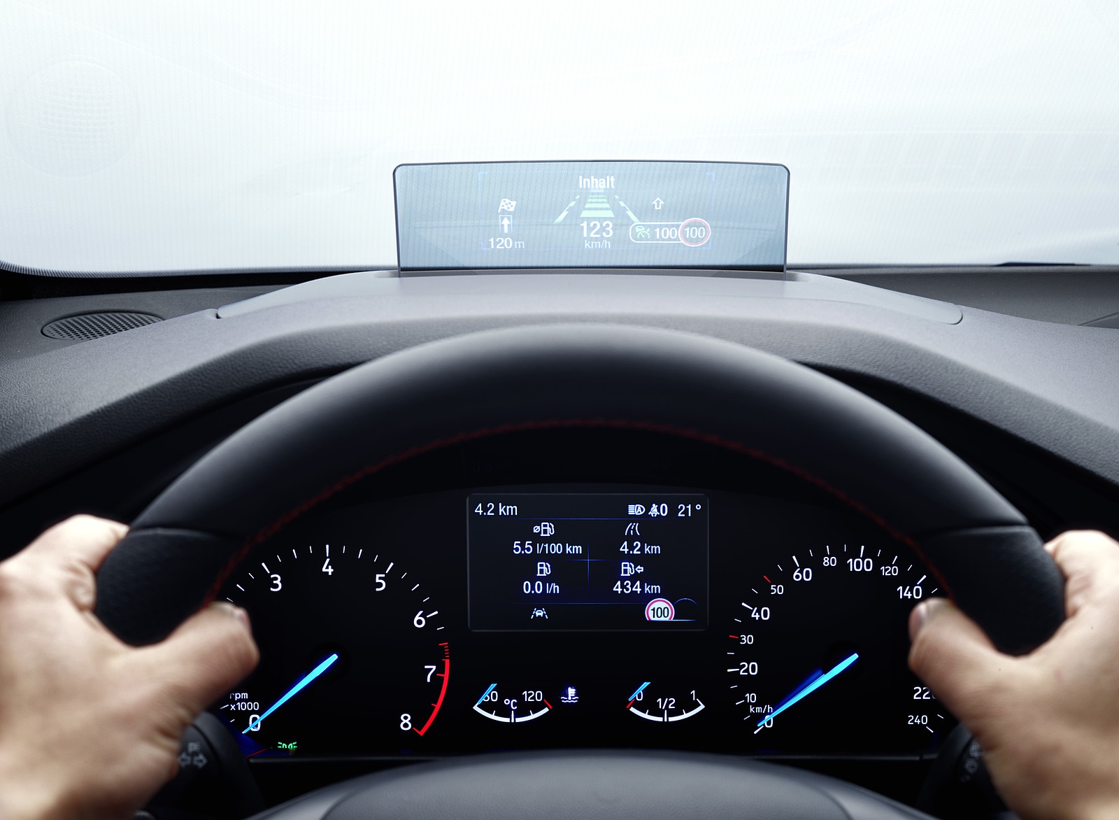 2019 Ford Focus Hatchback ST-Line Interior Head-Up Display Wallpapers #27 of 90
