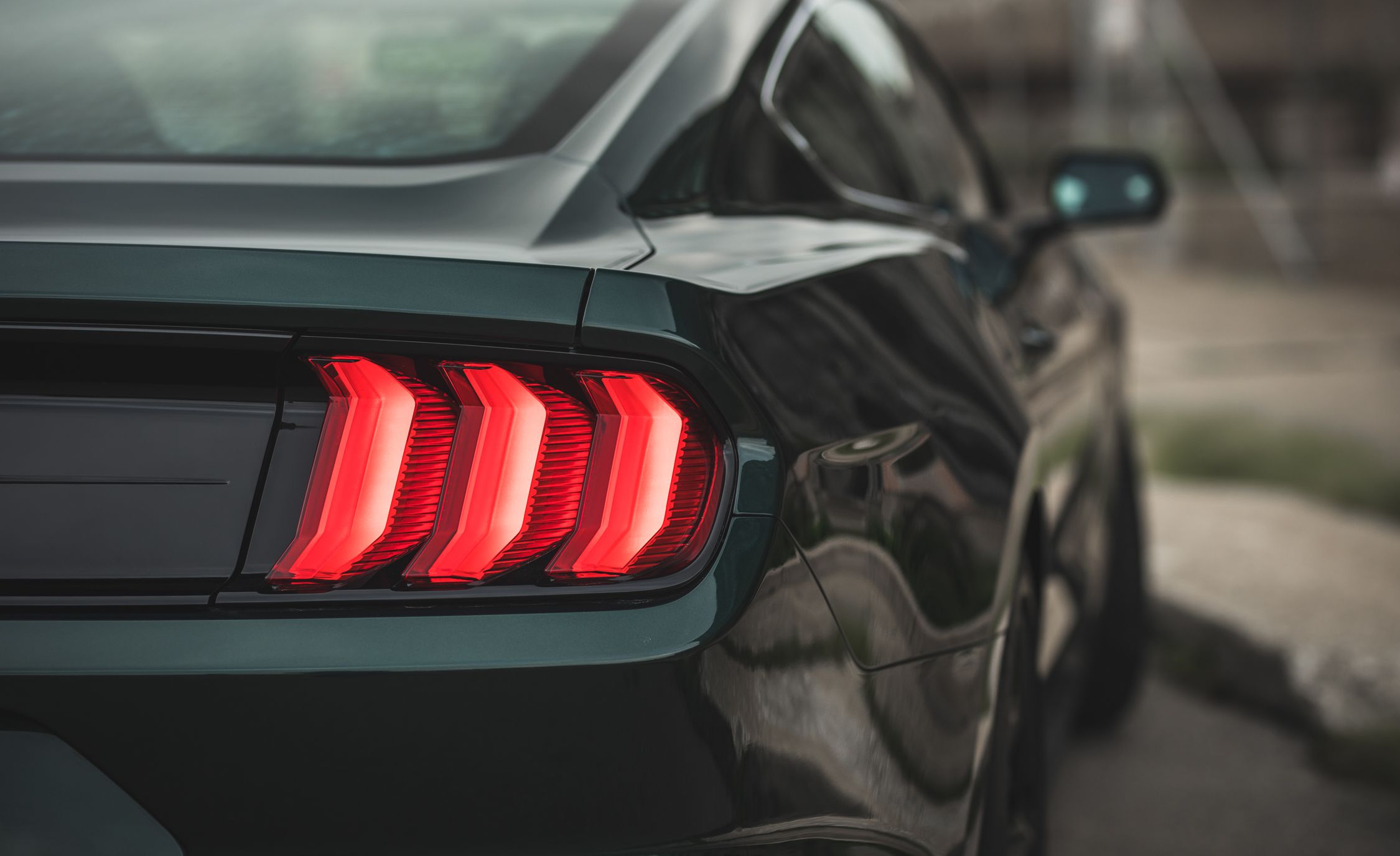 2019 Ford Mustang Bullitt Tail Light Wallpapers #29 of 36