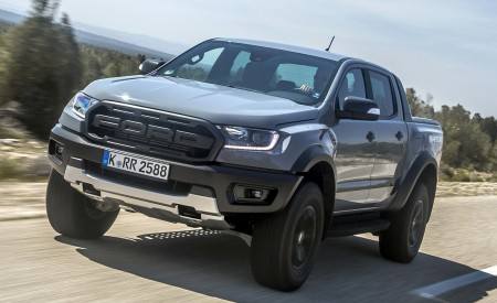 2019 Ford Ranger Raptor (Color: Conquer Grey) Front Three-Quarter Wallpapers 450x275 (5)