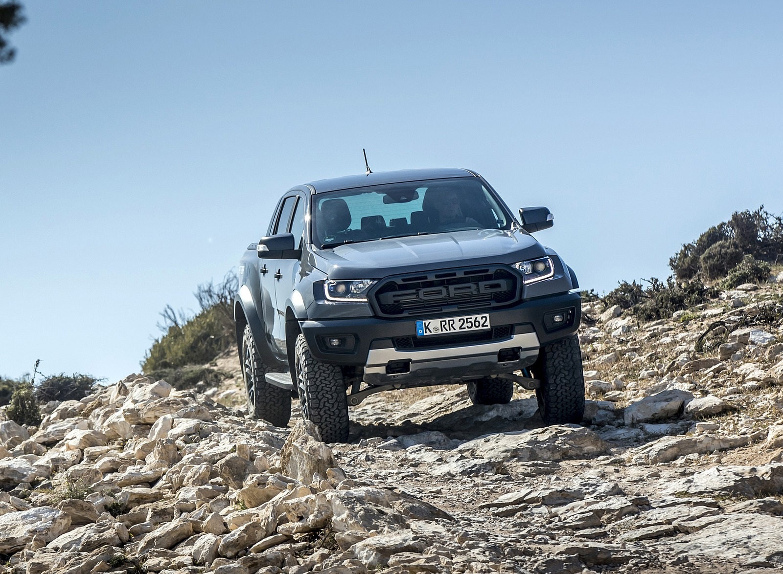 2019 Ford Ranger Raptor (Color: Conquer Grey) Off-Road Wallpapers #34 of 192