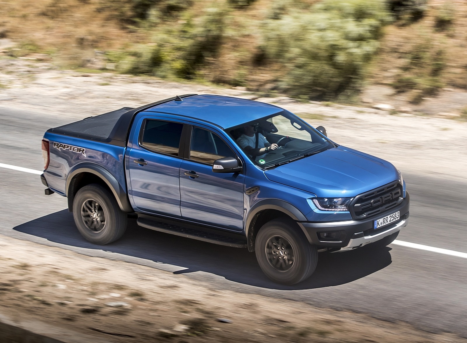 2019 Ford Ranger Raptor (Color: Performance Blue) Front Three-Quarter Wallpapers #93 of 192