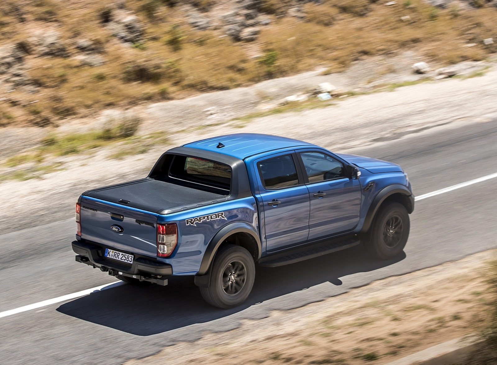 2019 Ford Ranger Raptor (Color: Performance Blue) Rear Three-Quarter Wallpapers #105 of 192