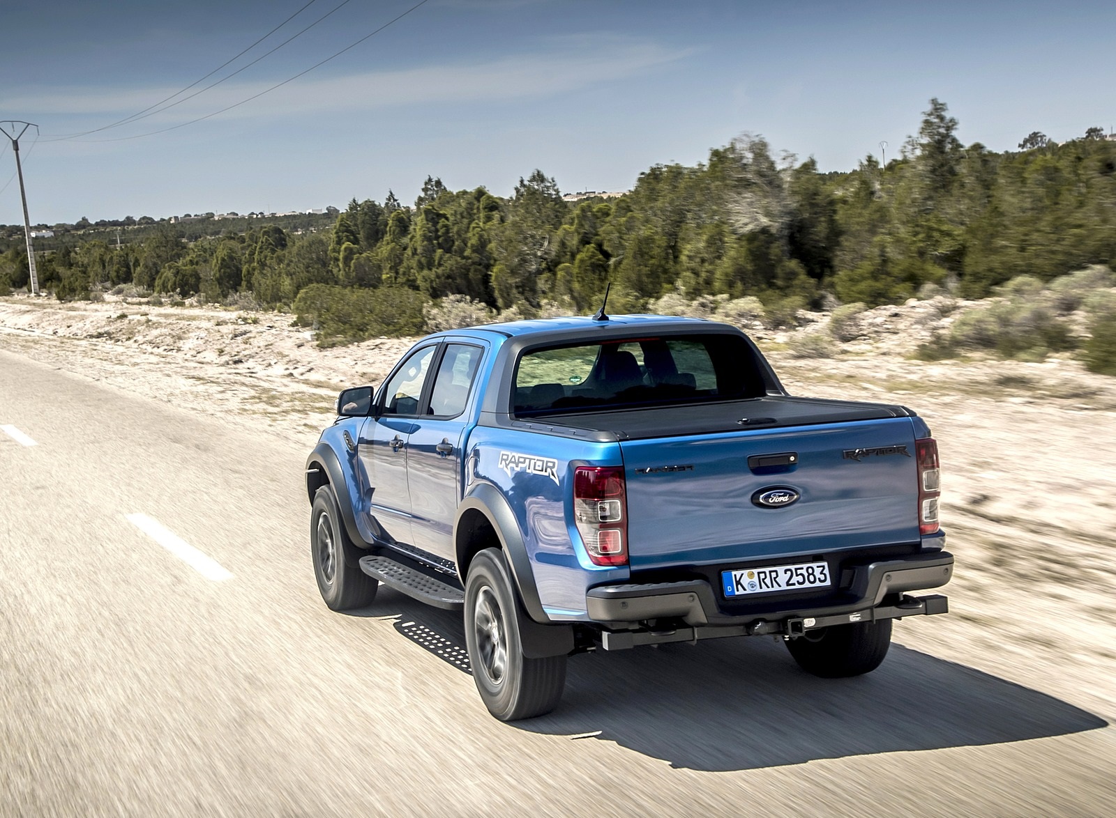 2019 Ford Ranger Raptor (Color: Performance Blue) Rear Three-Quarter Wallpapers #91 of 192