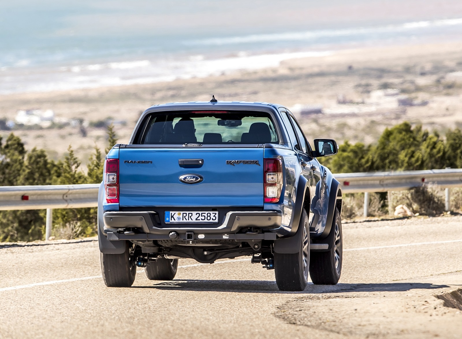 2019 Ford Ranger Raptor (Color: Performance Blue) Rear Wallpapers #106 of 192