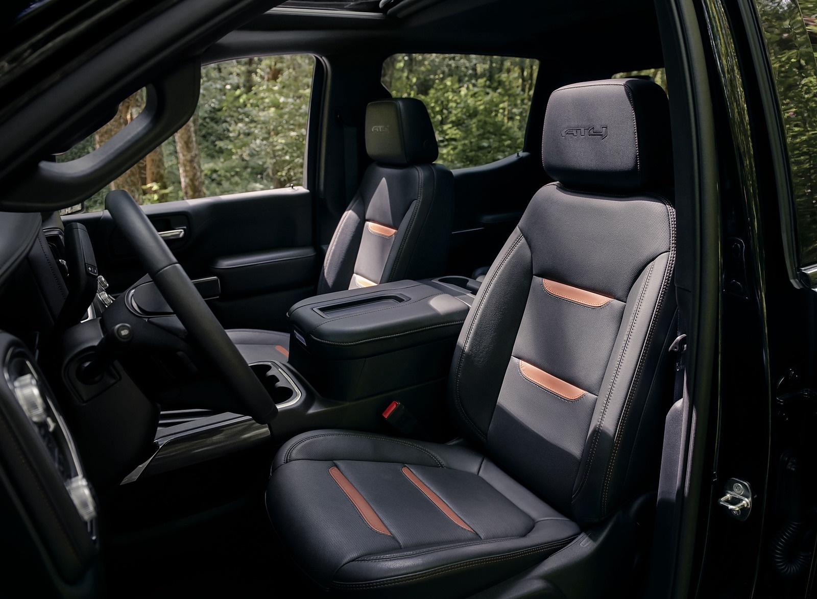 2019 GMC Sierra AT4 Interior Front Seats Wallpapers #29 of 36