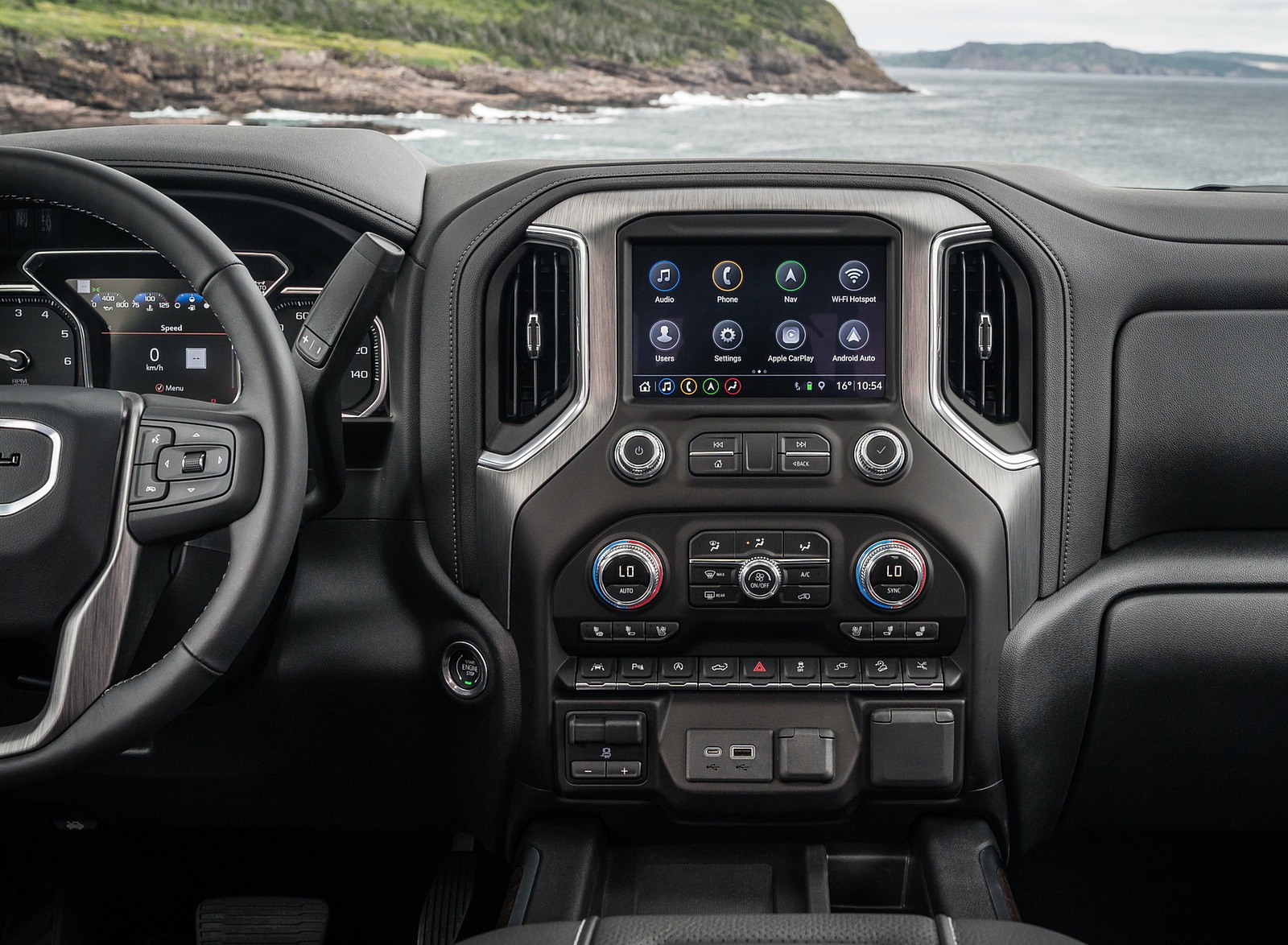 2019 GMC Sierra Denali Central Console Wallpapers #33 of 42