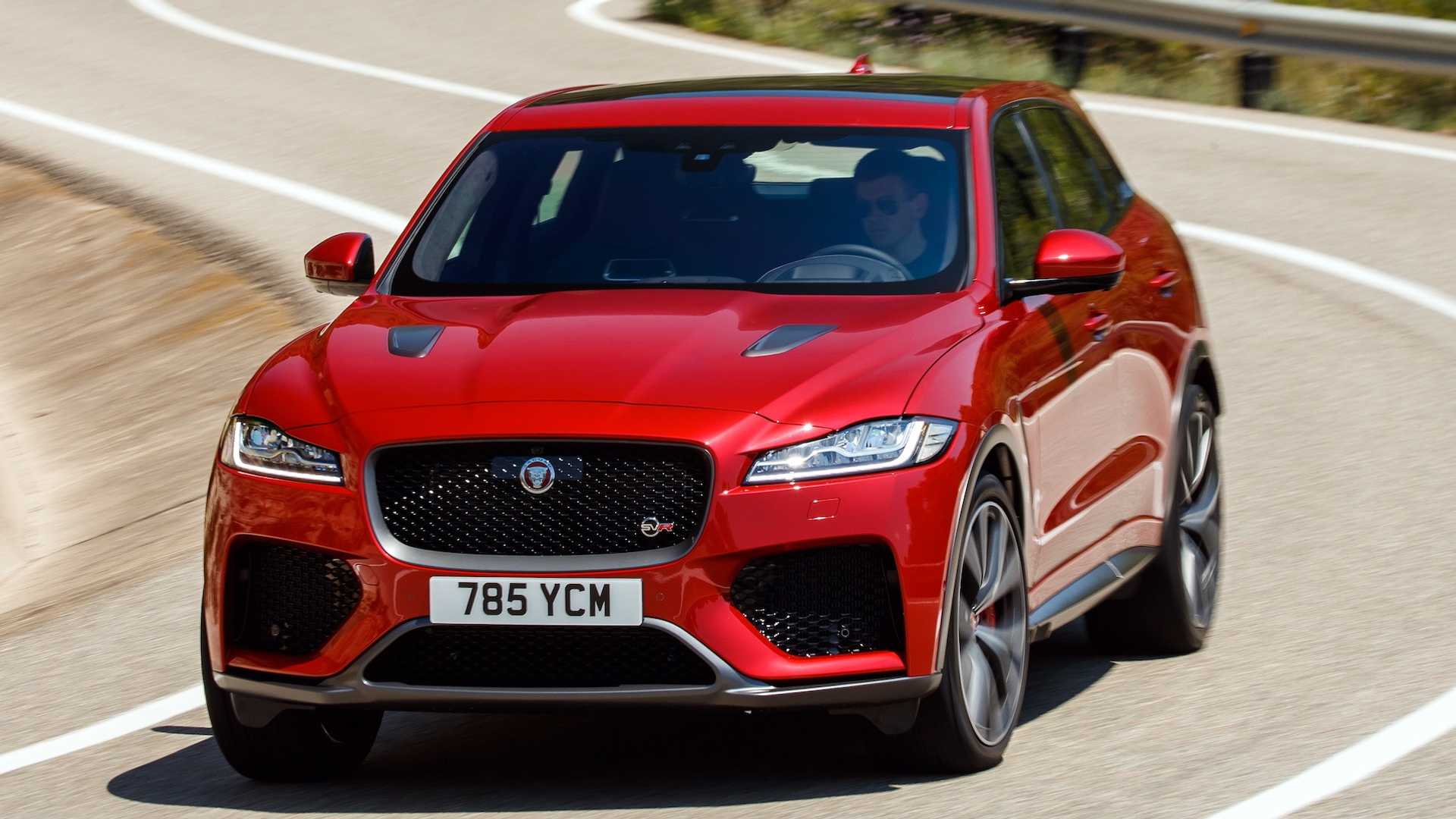 2019 Jaguar F-Pace SVR (Color: Firenze Red) Front Wallpapers (7)