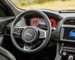 2019 Jaguar F-Pace SVR (Color: Firenze Red) Interior Steering Wheel Wallpapers 150x120