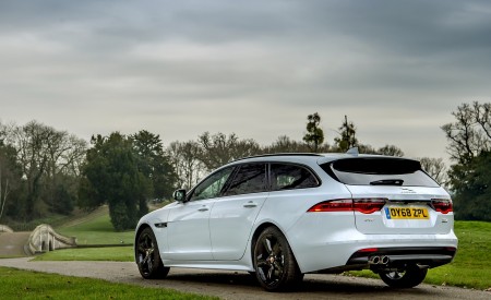 2019 Jaguar XF Sportbrake 20d AWD R-Sport Rear Three-Quarter Wallpapers 450x275 (24)