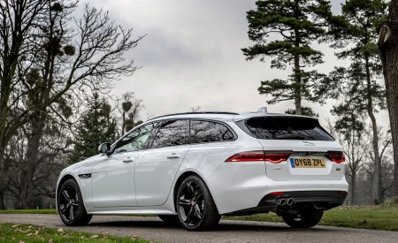 2019 Jaguar XF Sportbrake 20d AWD R-Sport Rear Three-Quarter Wallpapers 450x275 (25)