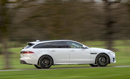 2019 Jaguar XF Sportbrake 20d AWD R-Sport Side Wallpapers 450x275 (2)