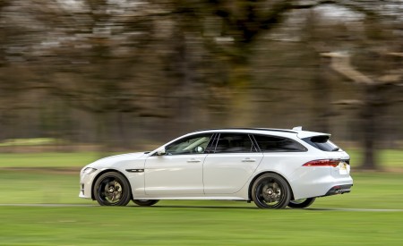 2019 Jaguar XF Sportbrake 20d AWD R-Sport Side Wallpapers 450x275 (6)