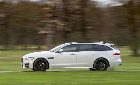 2019 Jaguar XF Sportbrake 20d AWD R-Sport Side Wallpapers 450x275 (7)