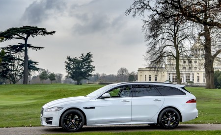 2019 Jaguar XF Sportbrake 20d AWD R-Sport Side Wallpapers 450x275 (9)