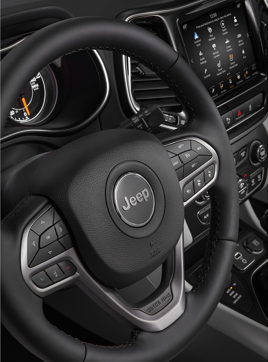 2019 Jeep Cherokee Limited Interior Steering Wheel Wallpapers #65 of 75