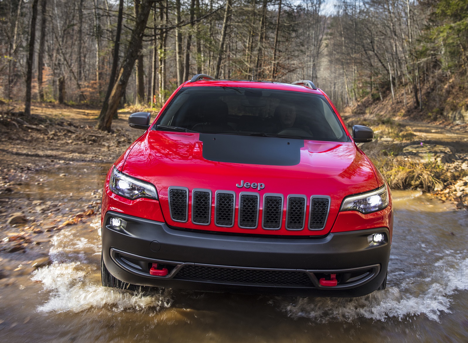2019 Jeep Cherokee Trailhawk Front Wallpapers #37 of 75